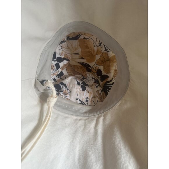 Physicans Endorsed Reversible White Cotton Sun Hat For Women One Size - Picture 3 of 6